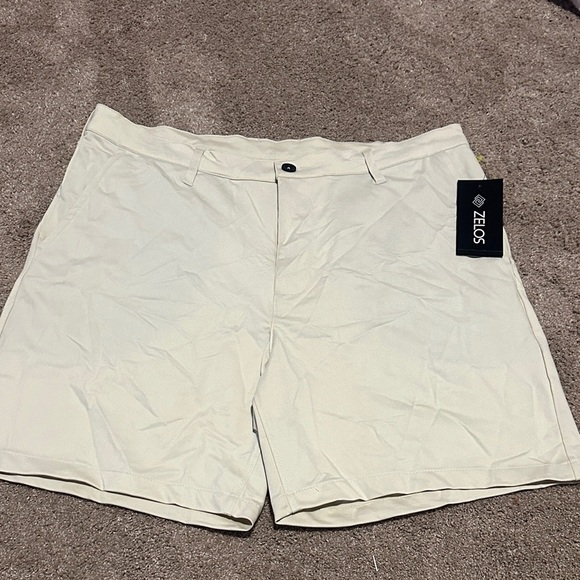 ZELOS Pants - Zelos Cream Shorts